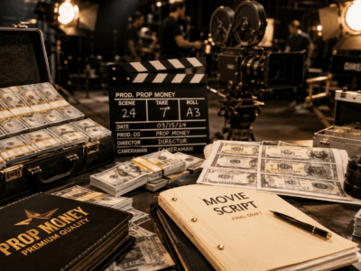 Realistic Movie Props & Creative Cash Designs by Prop Money