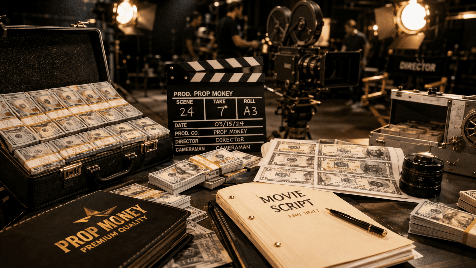Realistic Movie Props & Creative Cash Designs by Prop Money