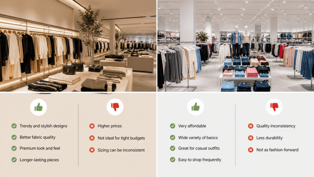 Zara Vs H&M – Quality, Pricing, & Style Compared (2026 Guide)