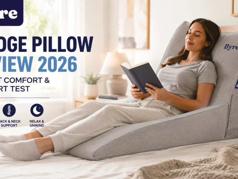 Byre Wedge Pillow Review 2026
