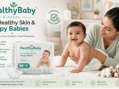 HealthyBaby Diapers for Healthy Skin & Happy Babies