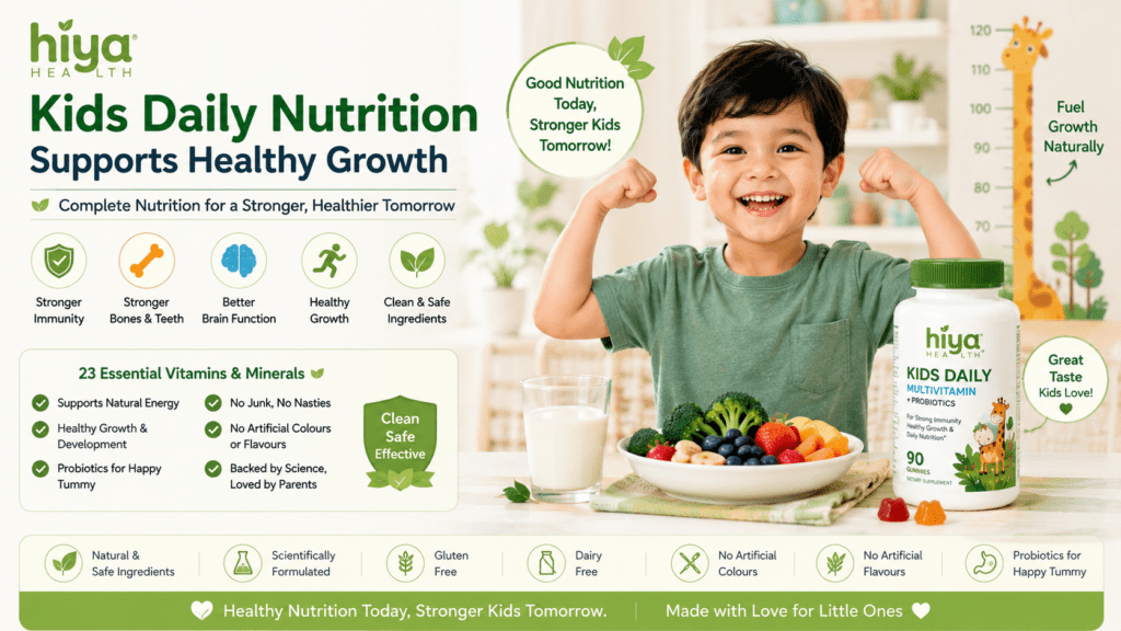 Kids Daily Nutrition & Healthy Growth With Hiya Health
