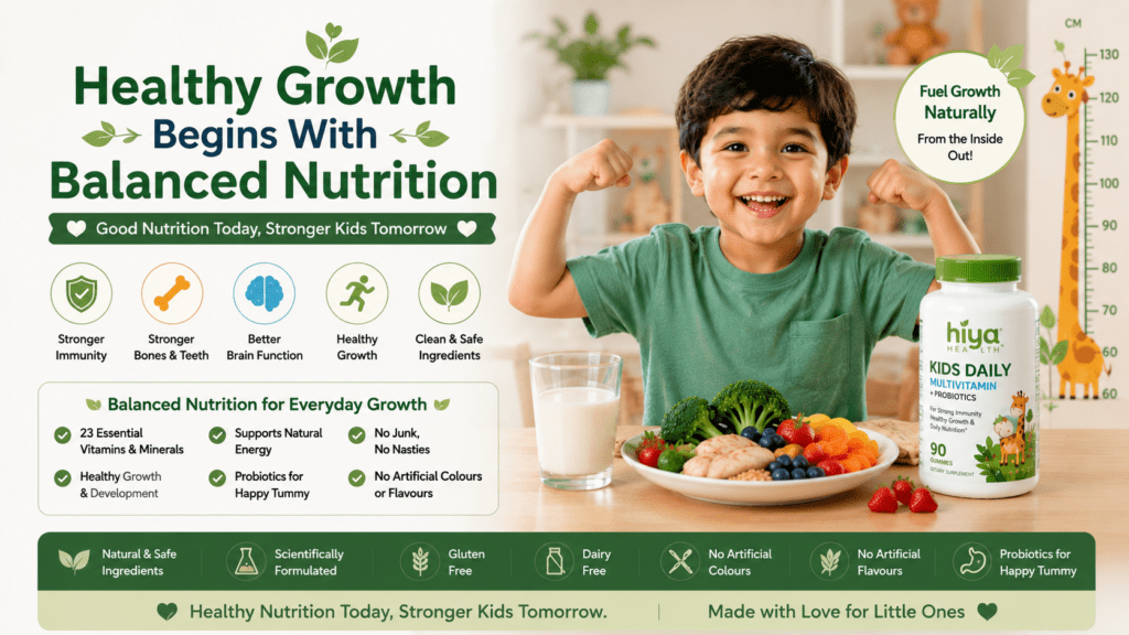 Kids Daily Nutrition & Healthy Growth With Hiya Health