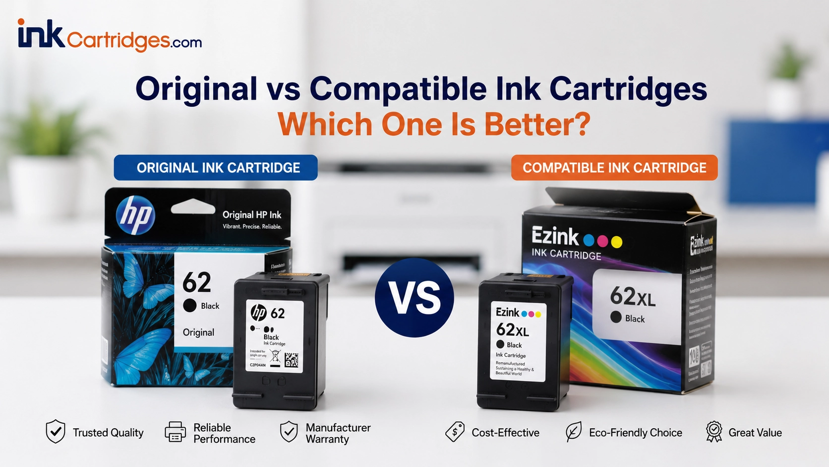 Original vs Compatible Ink Cartridges