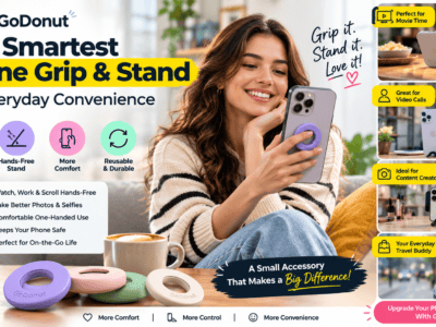 The Smartest Phone Grip & Stand for Everyday Convenience