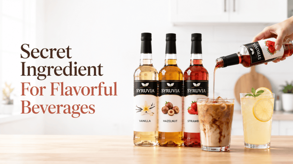 Enjoy Endless Flavor Possibilities with Syruvia Syrups