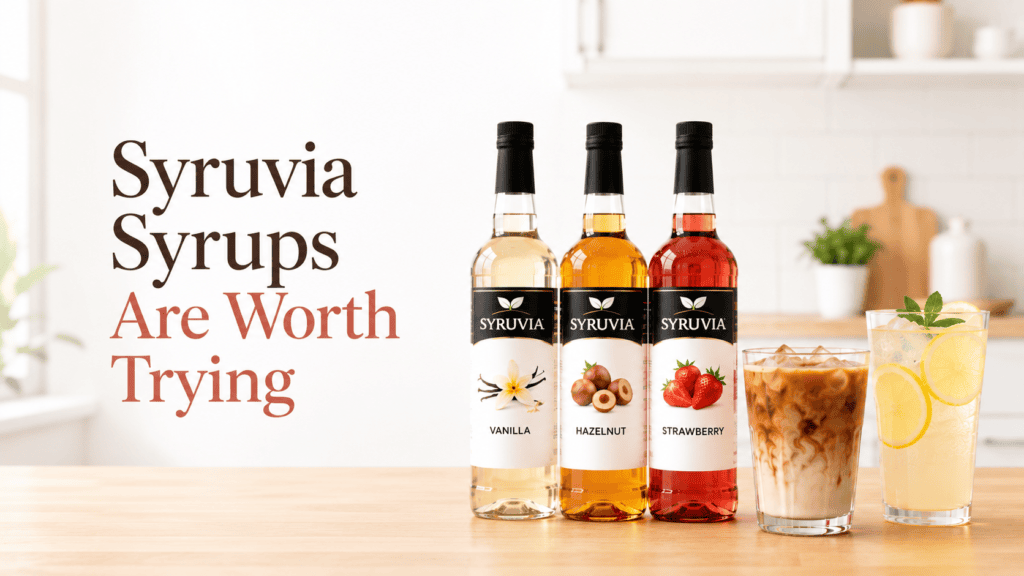 Enjoy Endless Flavor Possibilities with Syruvia Syrups