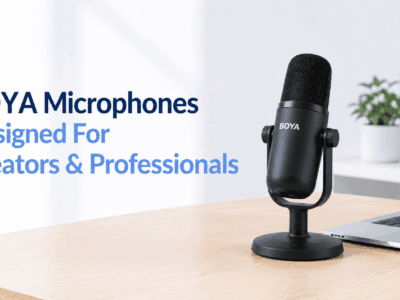 BOYA Microphones Designed For Creators, & Professionals