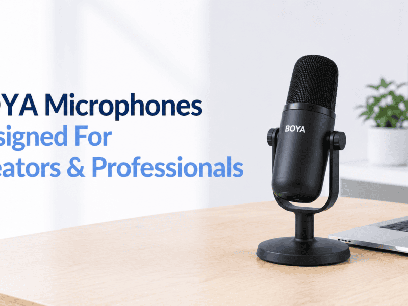 BOYA Microphones Designed For Creators, & Professionals