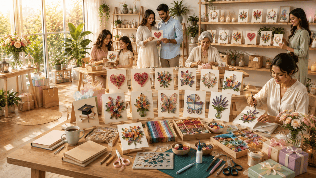 Why Quilling Card Handmade Greeting Cards Are So Popular