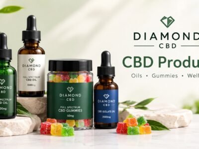 CBD oil and gummies benefits — tincture bottle and gummy jar