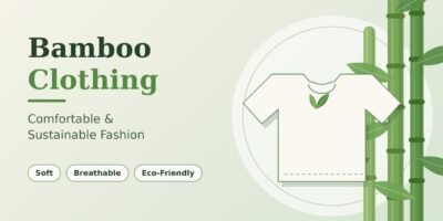 Boody bamboo clothing t-shirt with bamboo leaves