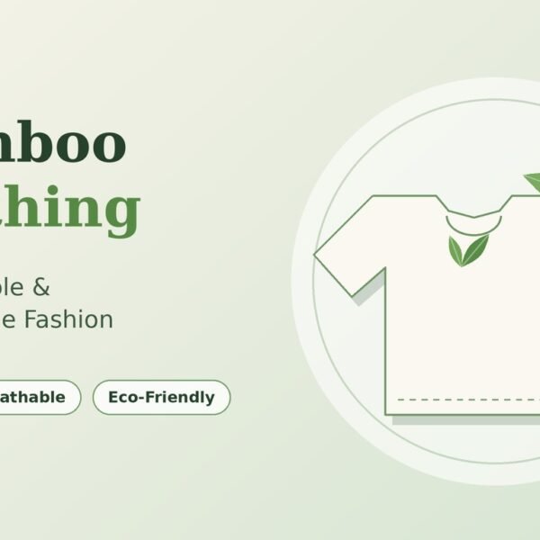 Boody bamboo clothing t-shirt with bamboo leaves